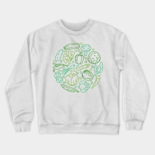 go vegan Crewneck Sweatshirt